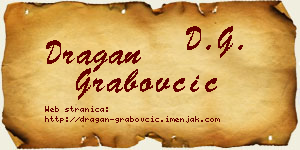 Dragan Grabovčić vizit kartica